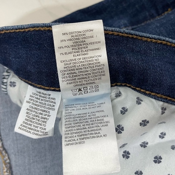 Lucky Brand Men’s 121 Slim Dark Wash Jeans Size 38 - Picture 6 of 7